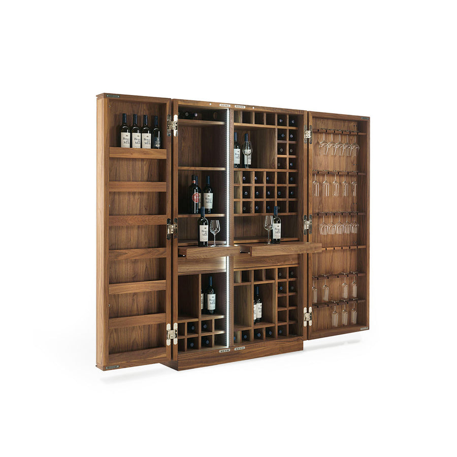 Wine Cabinet CAMBUSA WINE JUMBO by Giuliano Cappelletti for Riva 1920 01