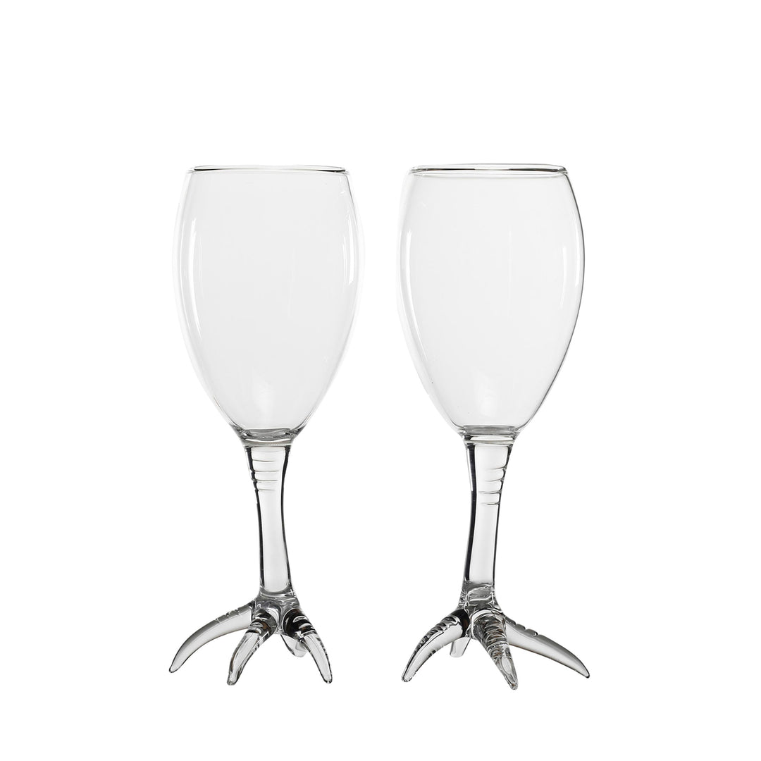 Set of Two Wine Glasses GAJINA by Simone Crestani 01