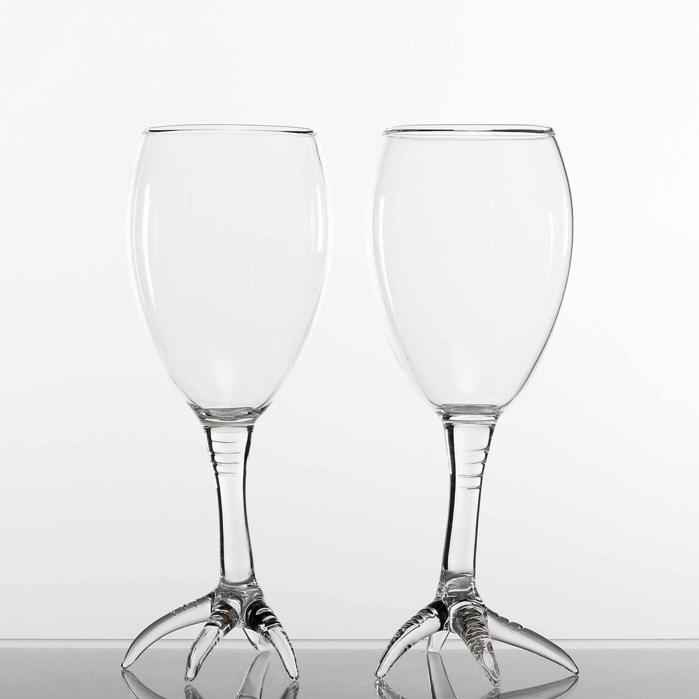 Set of Two Wine Glasses GAJINA by Simone Crestani 02