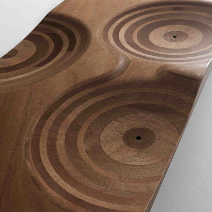 Outdoor-Holzbank RIPPLES von Toyo Ito für Horm