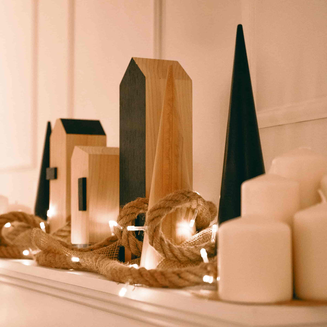 Zedernholz-Dekorationsobjekt CITIES ROTTERDAM von Authentic Design für Riva 1920