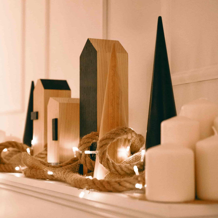 Zedernholz-Dekorationsobjekt CITIES ROTTERDAM von Authentic Design für Riva 1920