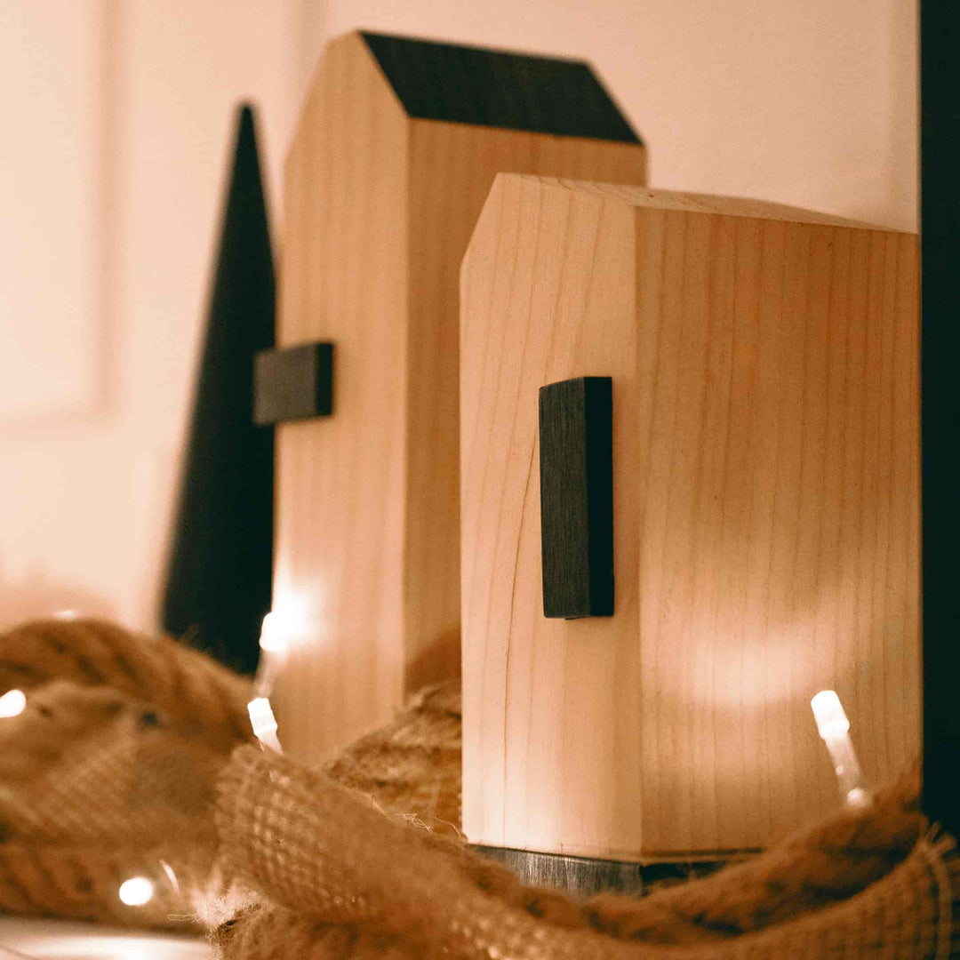 Zedernholz-Dekorationsobjekt CITIES ROTTERDAM von Authentic Design für Riva 1920