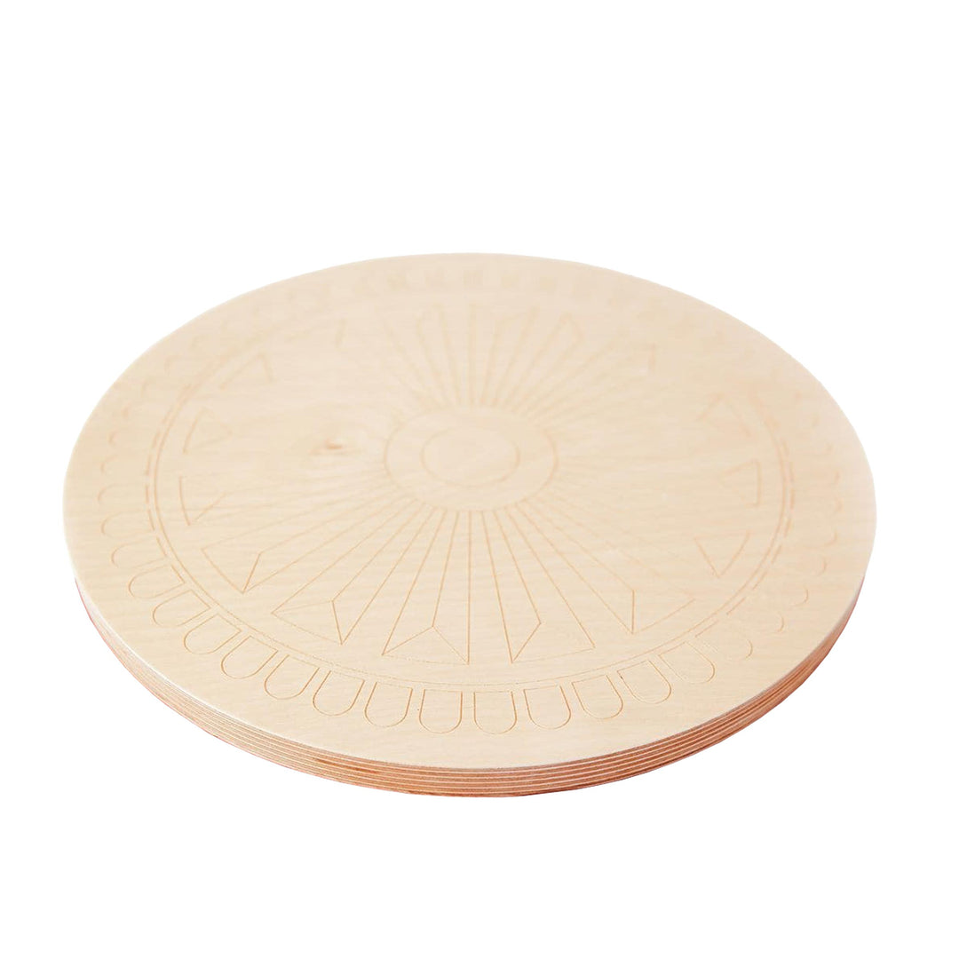 Lazy Susan and Centrepiece FORTUNATO Wood 02