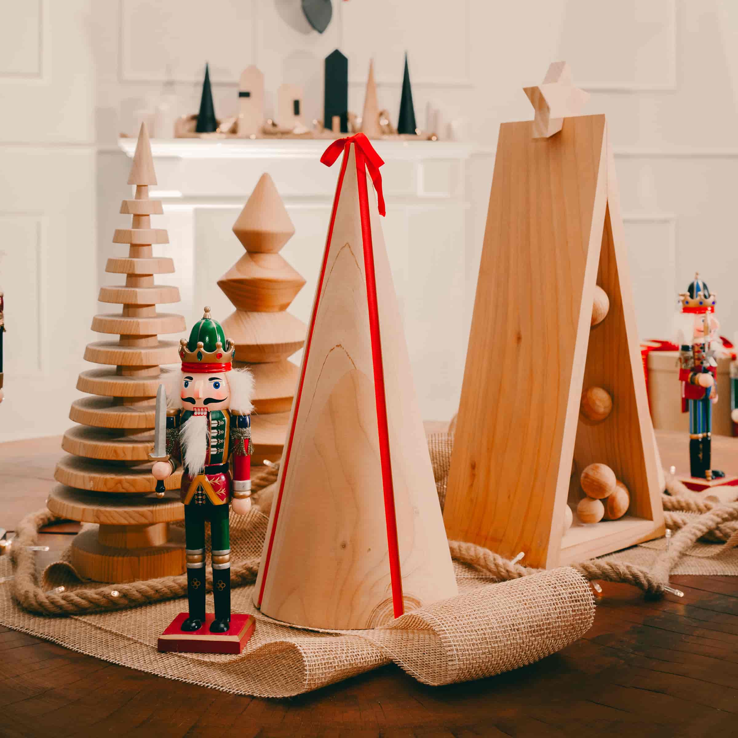 Sustainable Wood Christmas Tree XMAS OK by Odzen Kose for Riva
