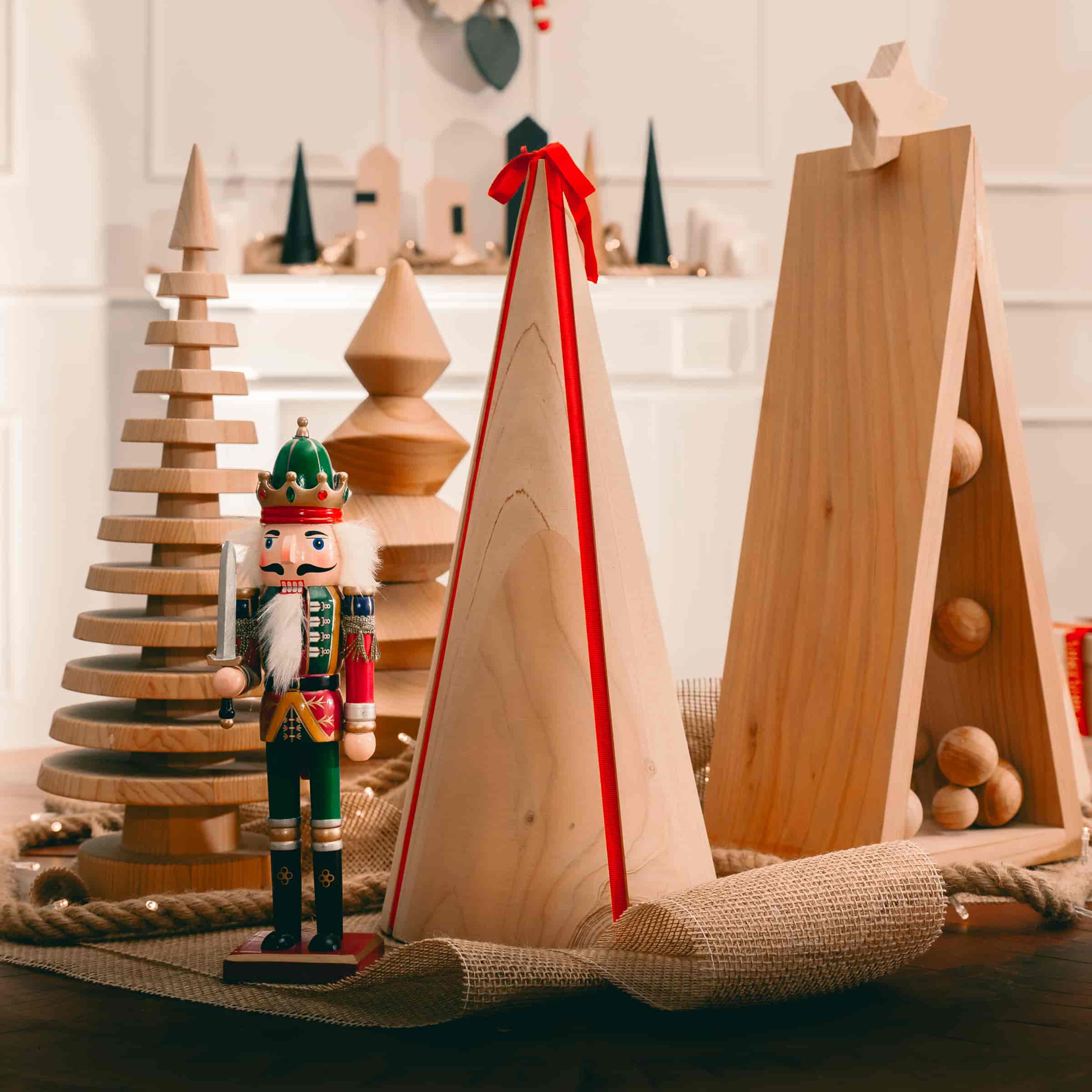 Sustainable Wood Christmas Tree XMAS OK by Odzen Kose for Riva