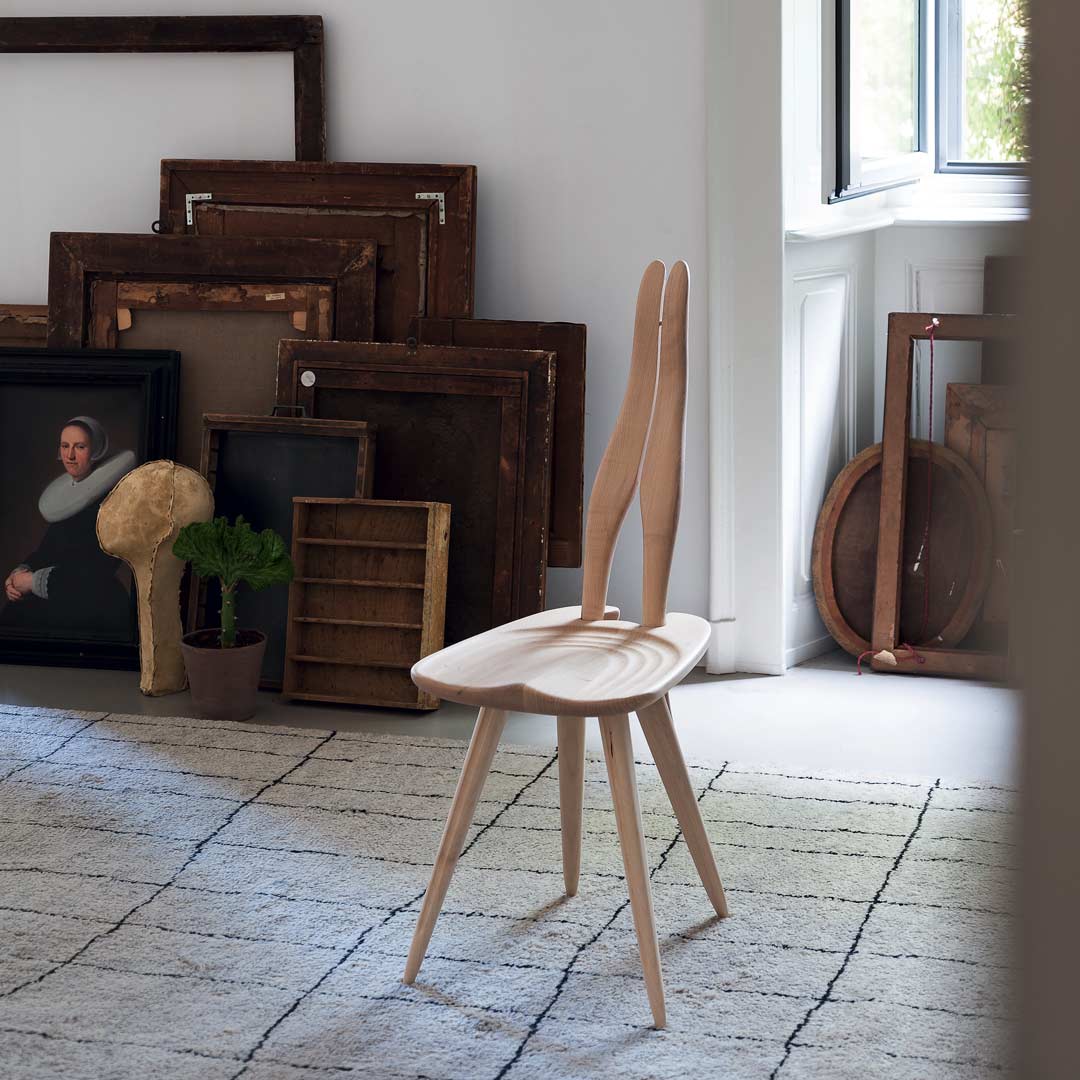 Wood Chair FENIS CM by Calo Molino for Zanotta 02