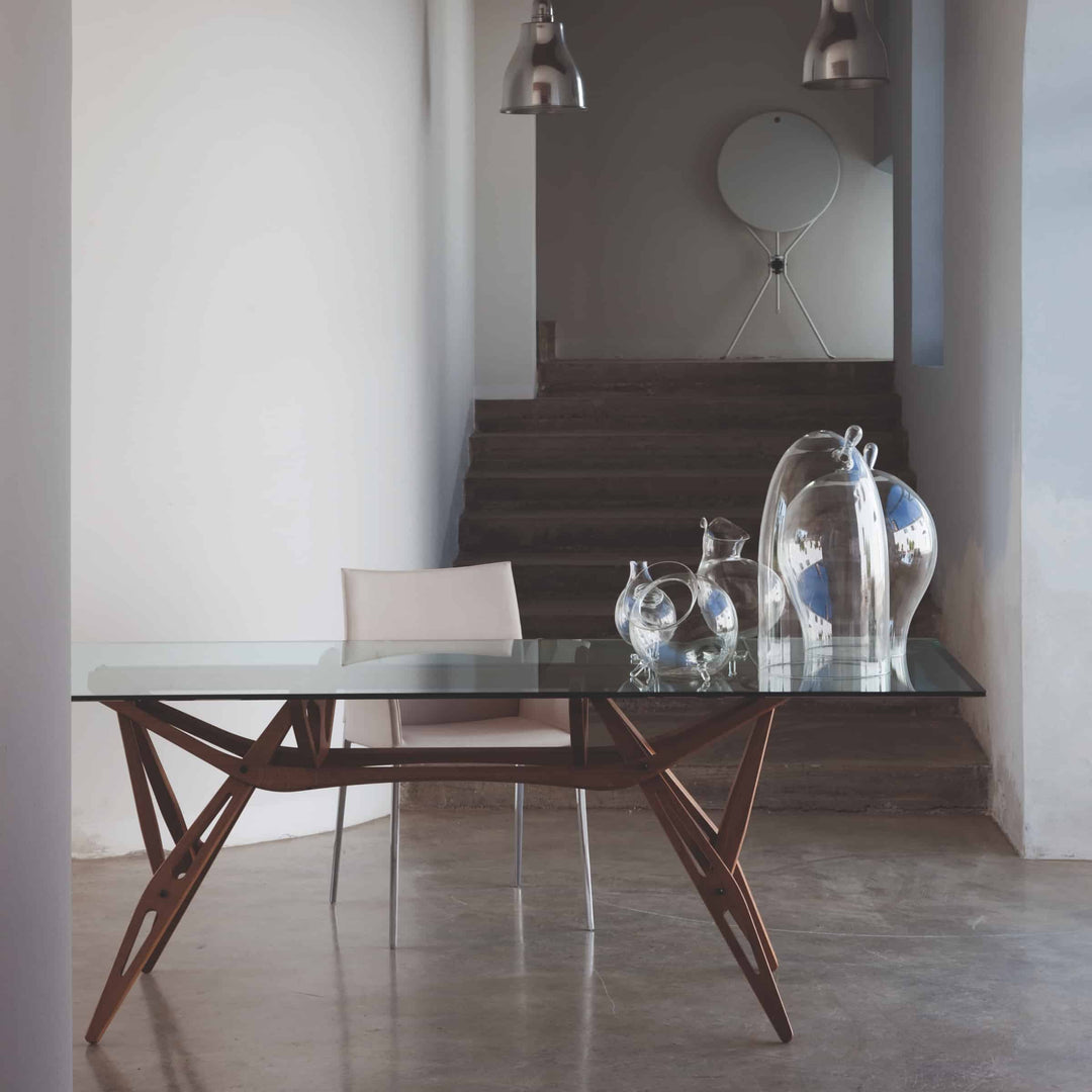 Tavolo da Pranzo REALE Omaggio a Carlo Mollino di Zanotta