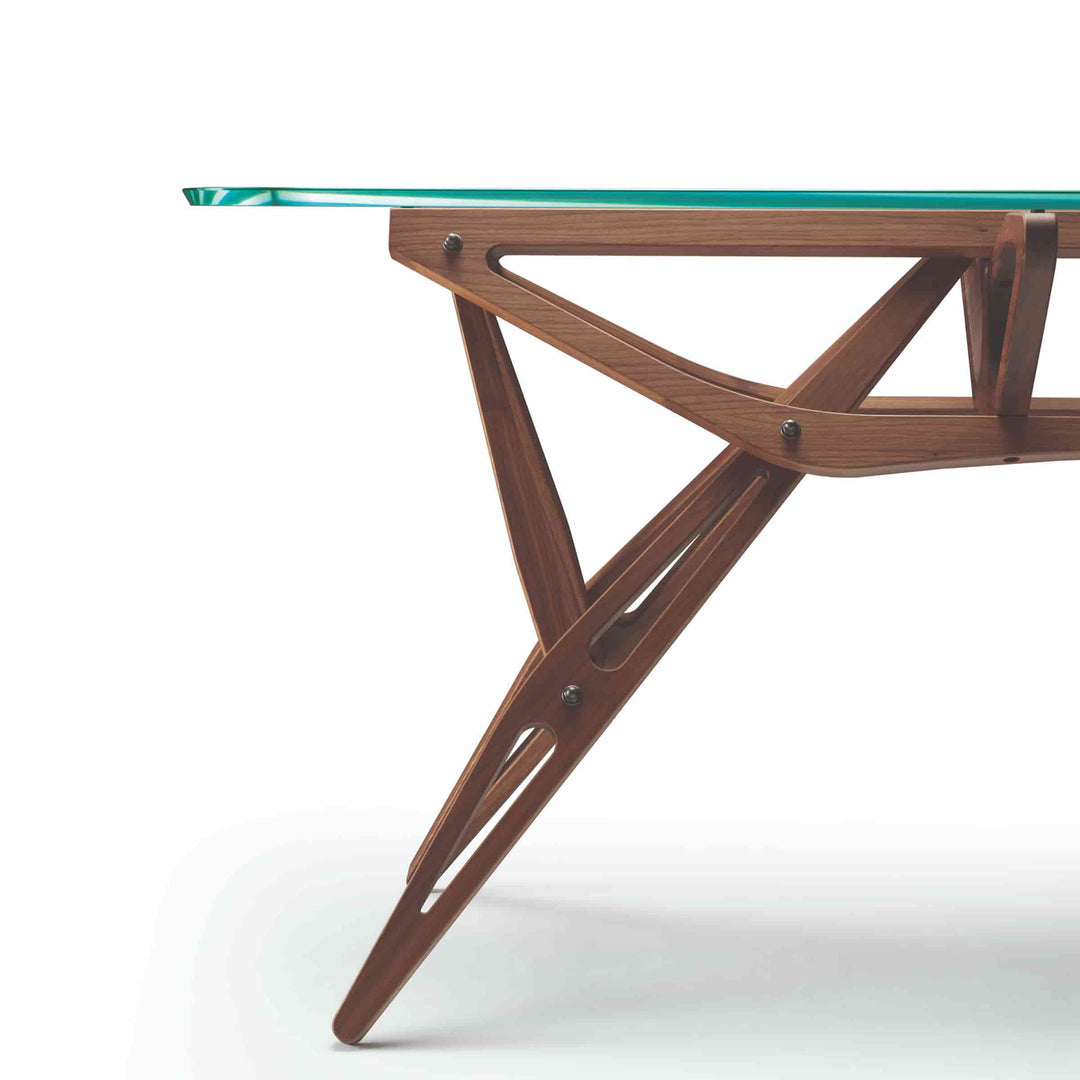 Table à manger REALE CM Hommage à Carlo Mollino par Zanotta