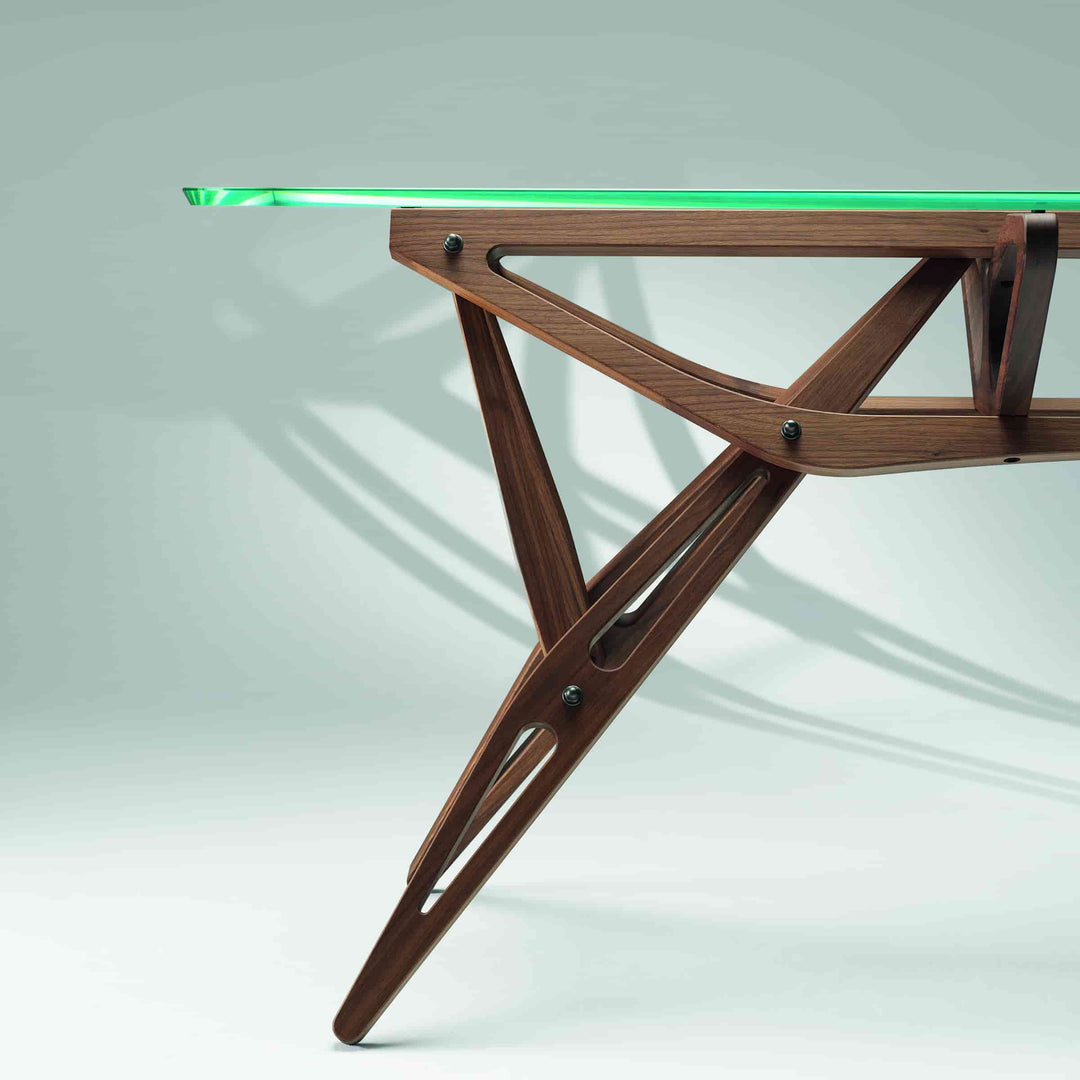 Table à manger REALE CM Hommage à Carlo Mollino par Zanotta