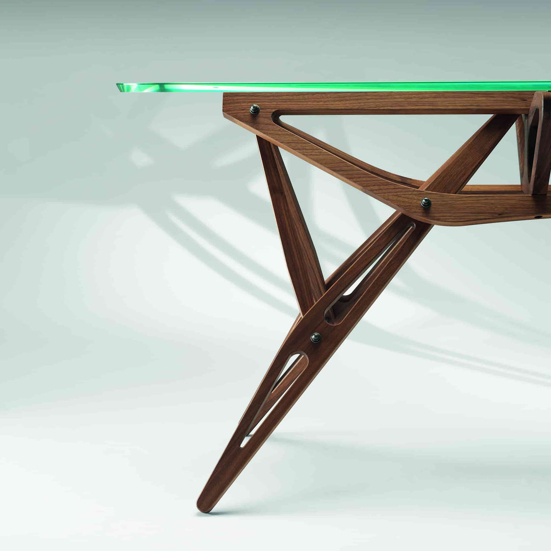 Table à manger REALE CM Hommage à Carlo Mollino par Zanotta