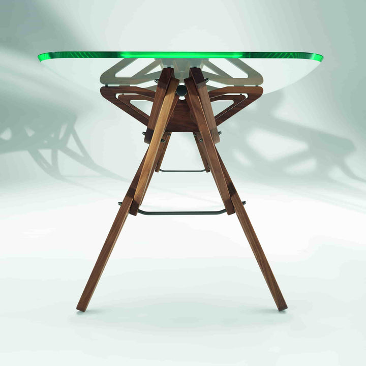 Table à manger REALE CM Hommage à Carlo Mollino par Zanotta