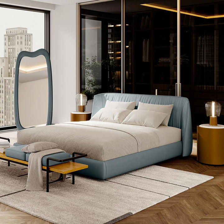 Leather Bed ARCHIBALD by Jean-Marie Massaud for Poltrona Frau 5