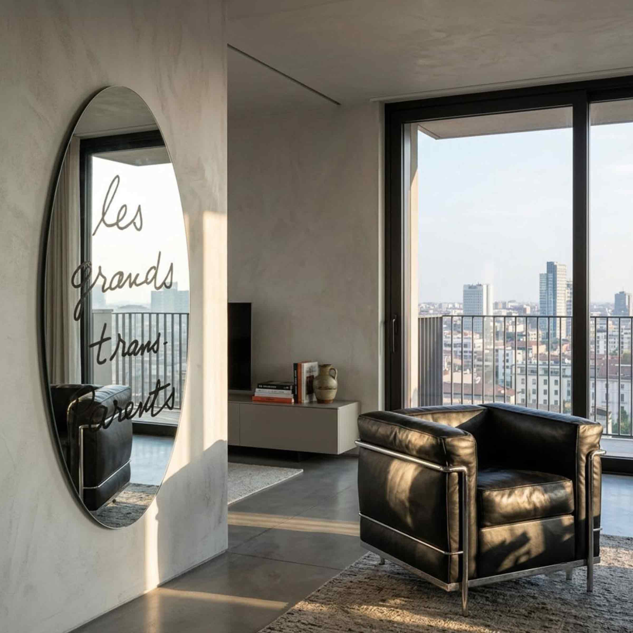 Mirror LES GRANDS TRANS-PARENTS by Man Ray for Cassina | Design Italy