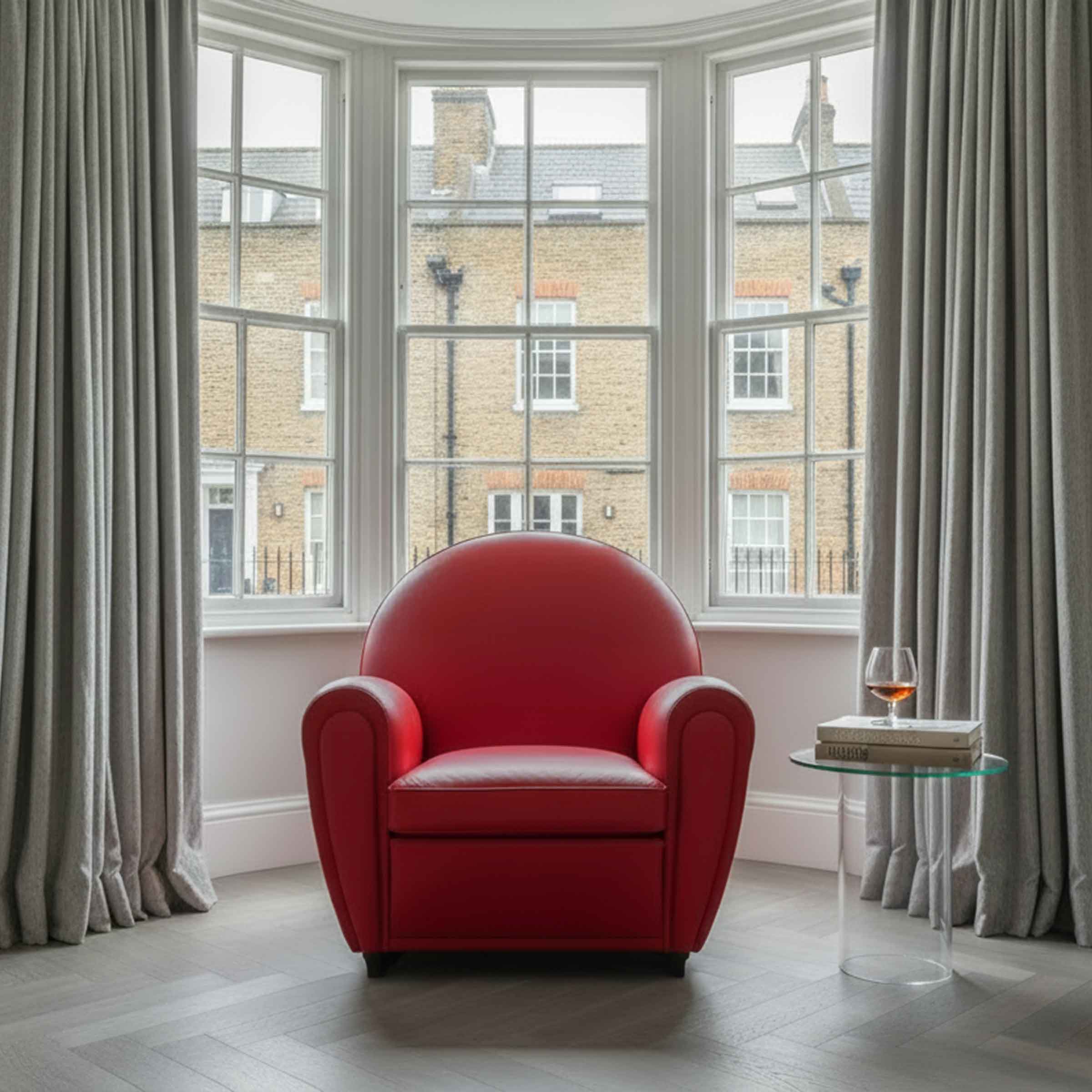 Leather Armchair VANITY FAIR XC by Poltrona Frau |Design Italy