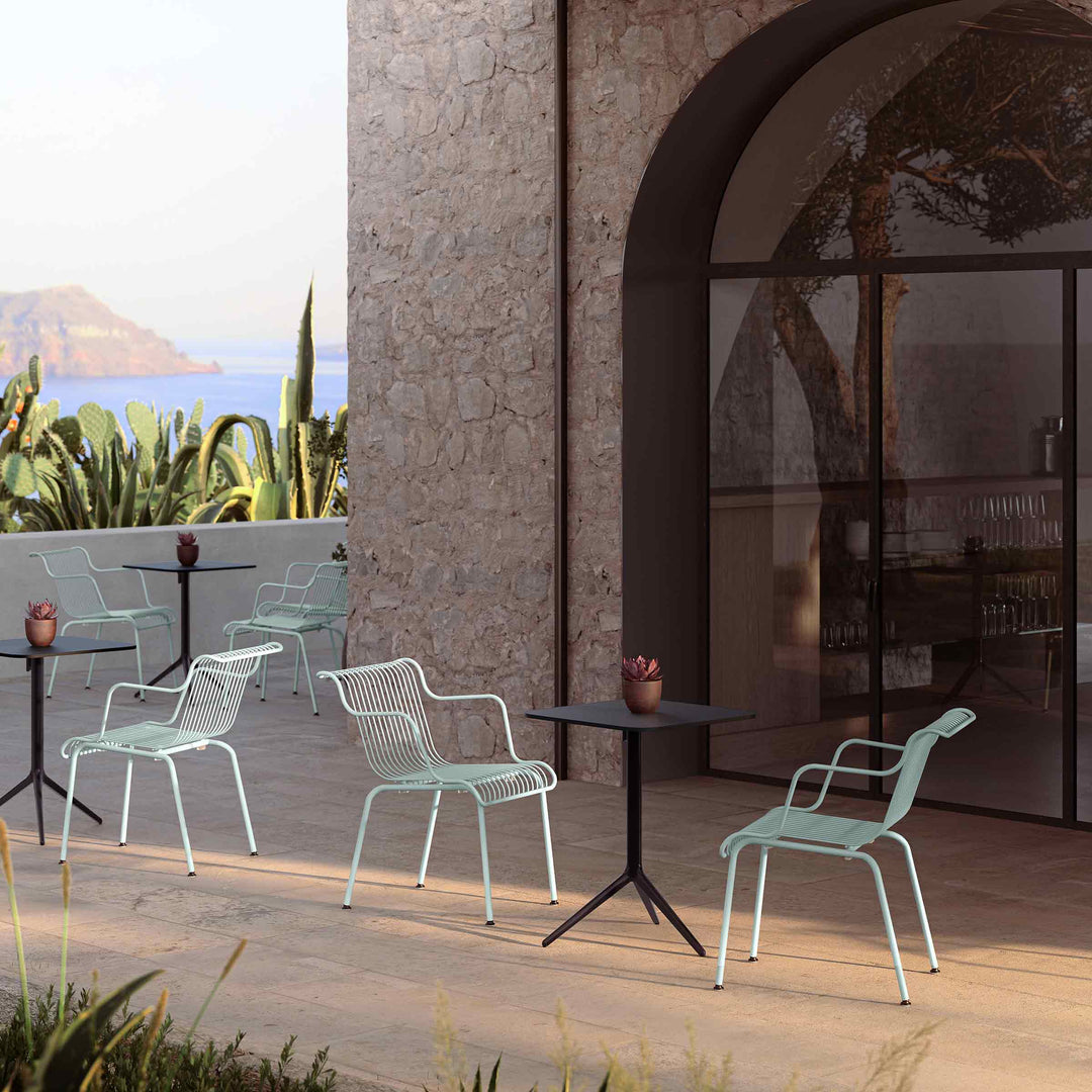 Outdoor Metal Armrest Chair SOUTH by Konstantin Grcic for Magis 5
