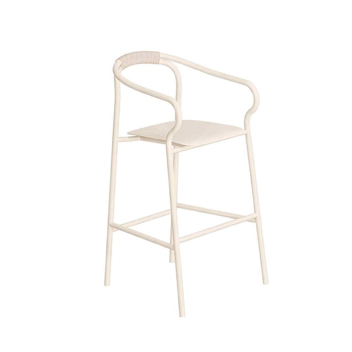 Outdoor Stackable Stool with Backrest SALÒ by Matteo Thun and Benedetto Fasciana for Unopiù