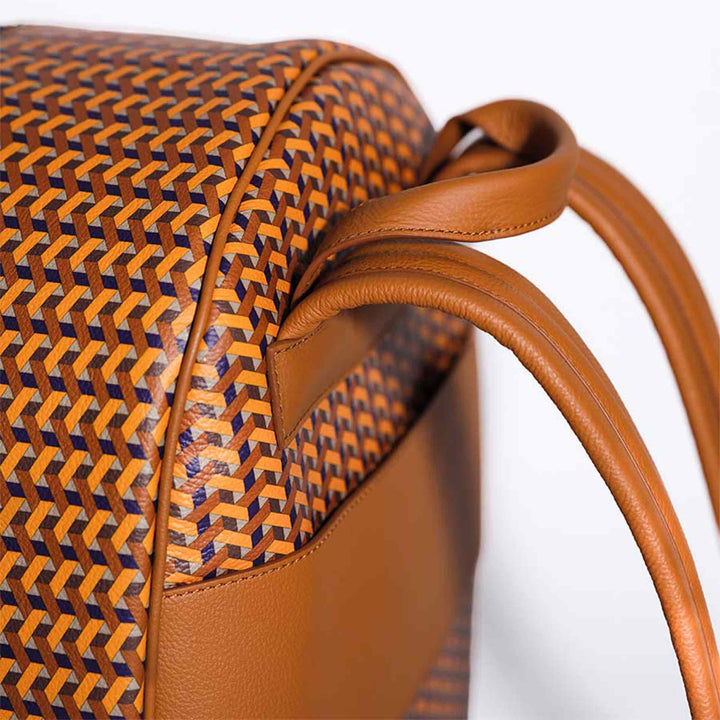 Leather Backpack TRAVELLER'S COLLECTION by Carlotta Fortuna for Poltrona Frau