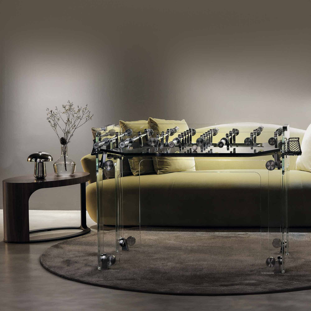 Glass Foosball Table CRISTALLINO by Adriano Design for Teckell 02