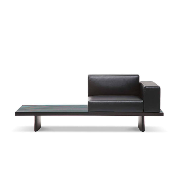 Oak Wood Bench REFOLO, designed by Charlotte Perriand for Cassina