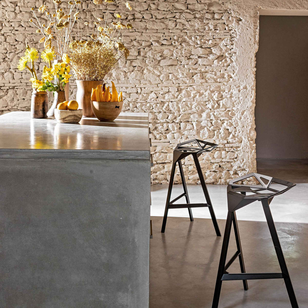 Outdoor Stackable Stool ONE Painted Aluminium by Konstantin Grcic for Magis 1