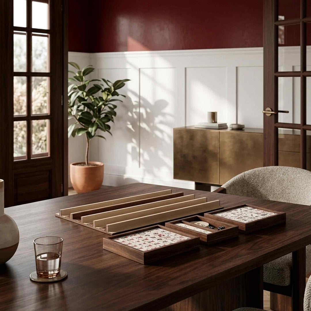 Juego de Mesa de Madera MAHJONG de Pinetti