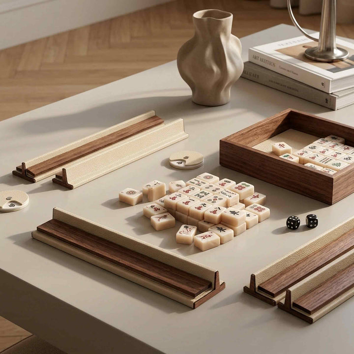 Juego de Mesa de Madera MAHJONG de Pinetti