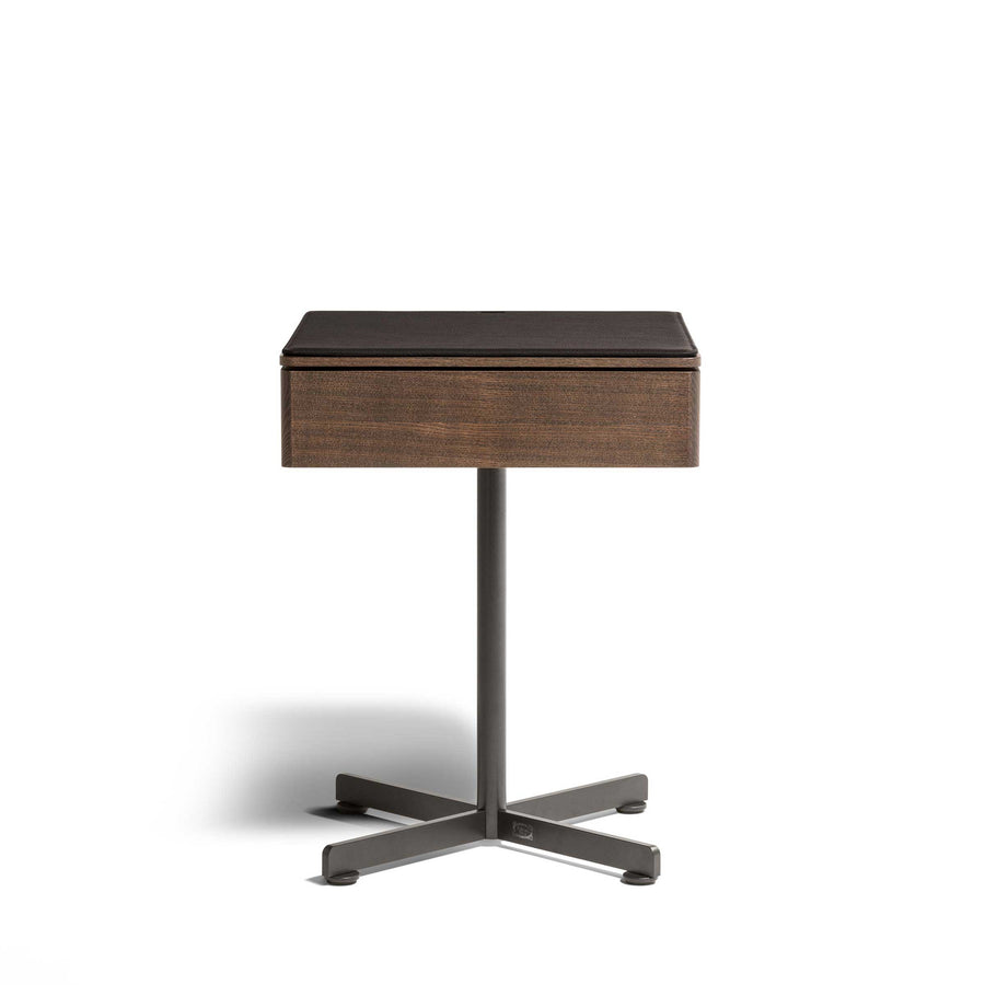 Leather Side Table BOB by Jean-Marie Massaud for Poltrona Frau 01