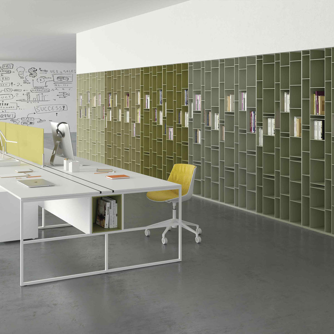 Random bookcase by Eva Paster and Michael Geldmacher for MDF Italia.