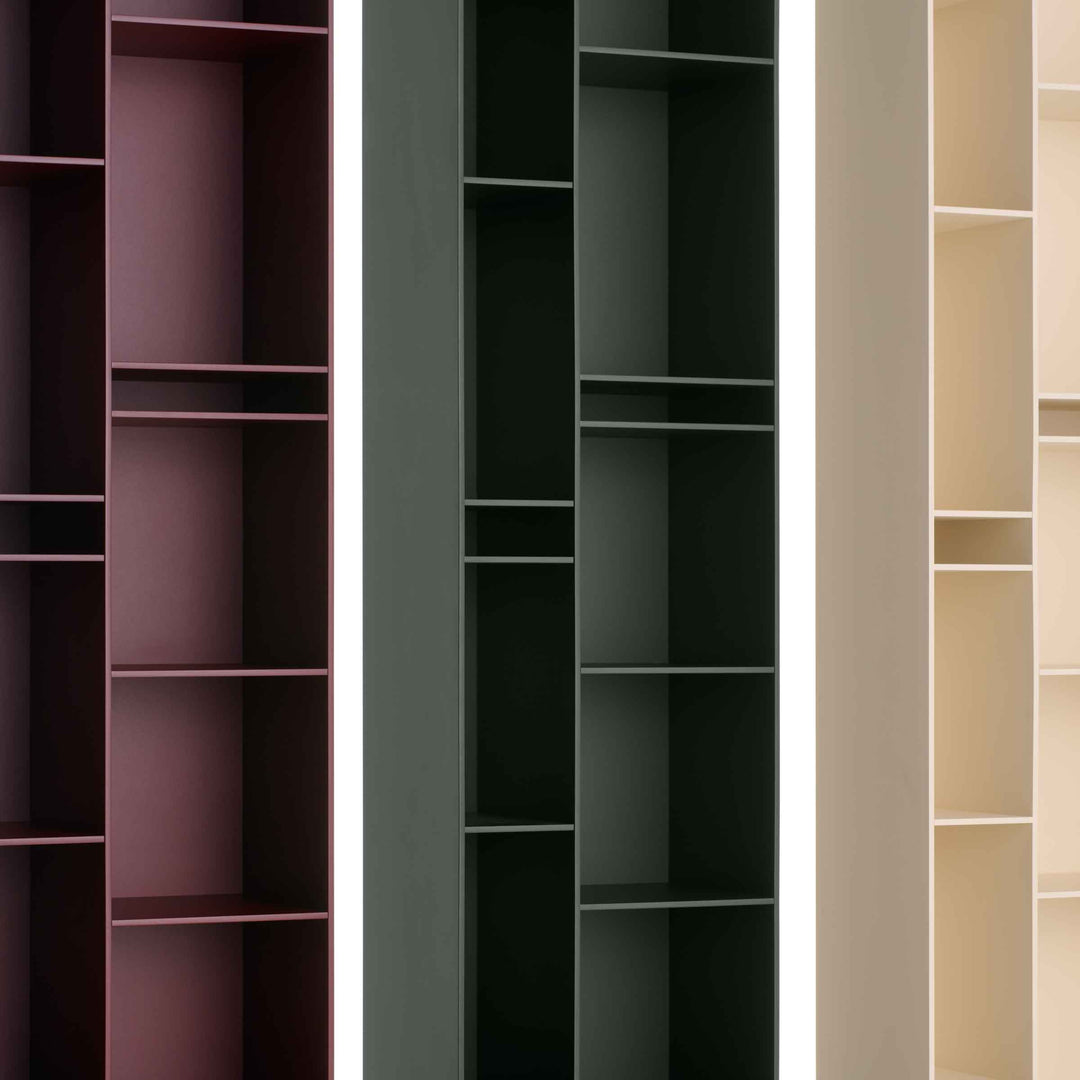 Random bookcase by Eva Paster and Michael Geldmacher for MDF Italia.