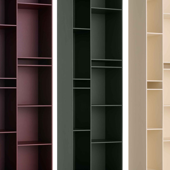 Random bookcase by Eva Paster and Michael Geldmacher for MDF Italia.