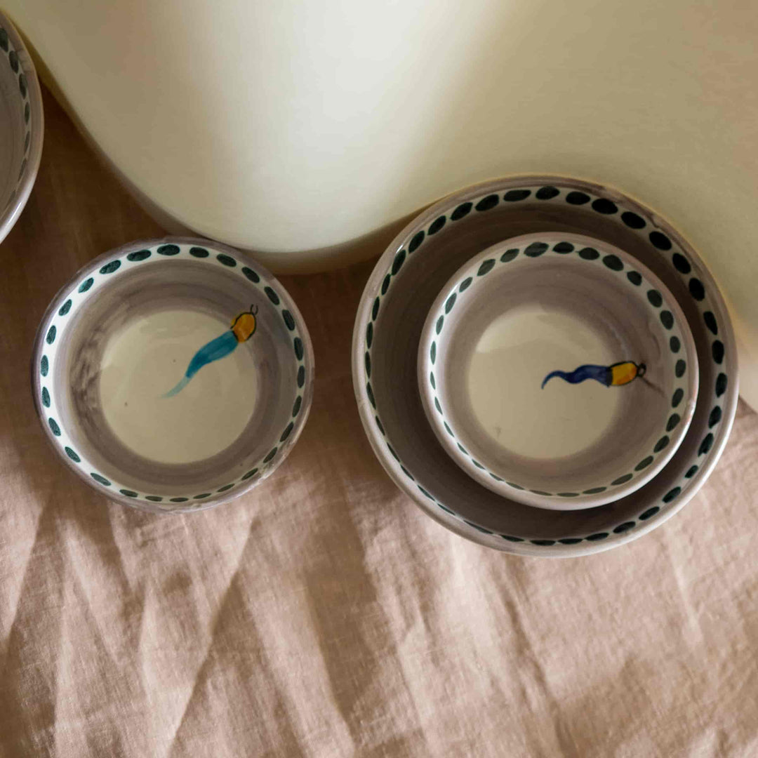 Ceramic Bowl VIETRI - FORTUNA by Germana Scapellato for Wtfb