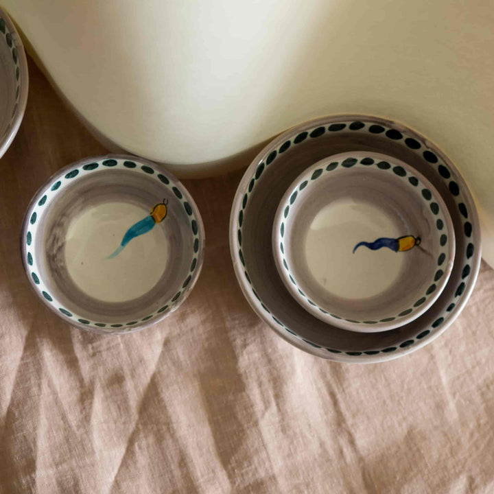 Ceramic Bowl VIETRI - FORTUNA by Germana Scapellato for Wtfb