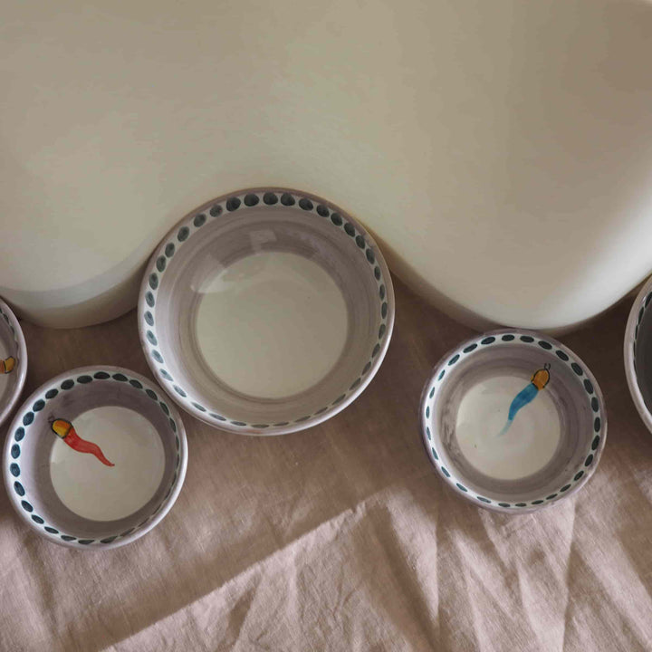 Ceramic Bowl VIETRI - FORTUNA by Germana Scapellato for Wtfb