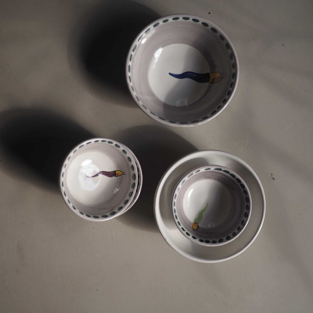 Ceramic Bowl VIETRI - FORTUNA by Germana Scapellato for Wtfb