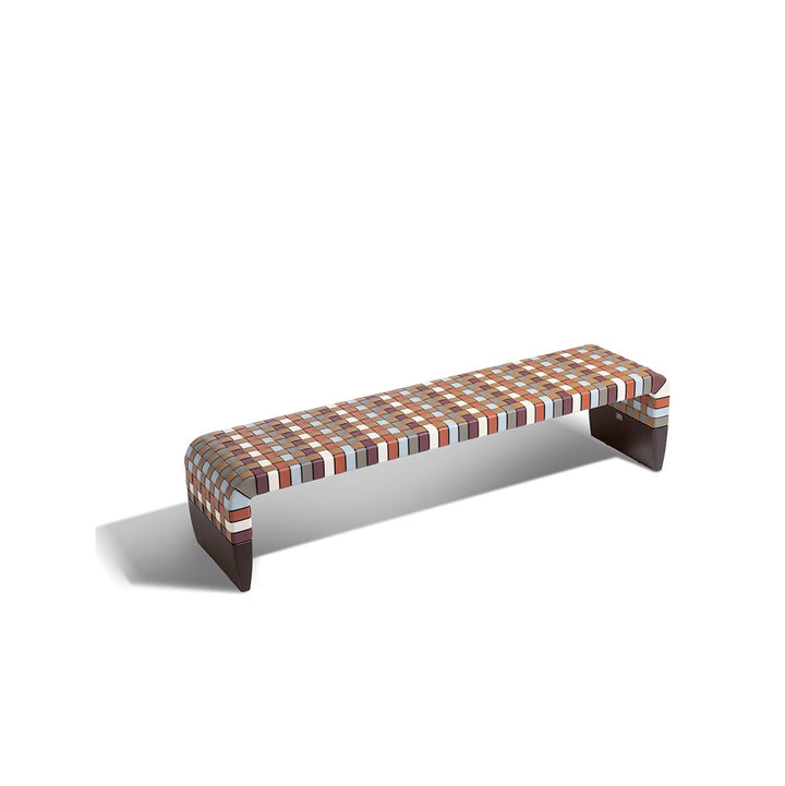 Leather Bench BRERA 90Th Anniversary Edition by Guglielmo Ulrich for Poltrona Frau 1