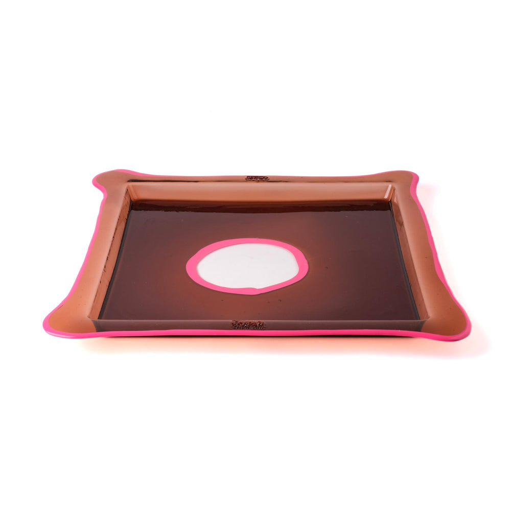 Resin Square Tray TRY TRAY L Bronze by Gaetano Pesce for Gaetano Pesce 02