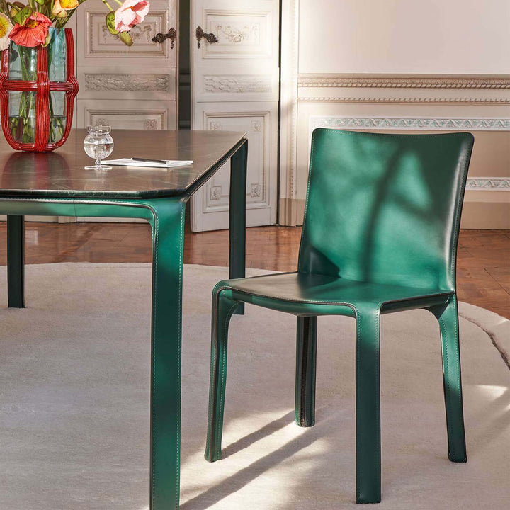 Leather Chair CAB 412, designed by Mario Bellini for Cassina