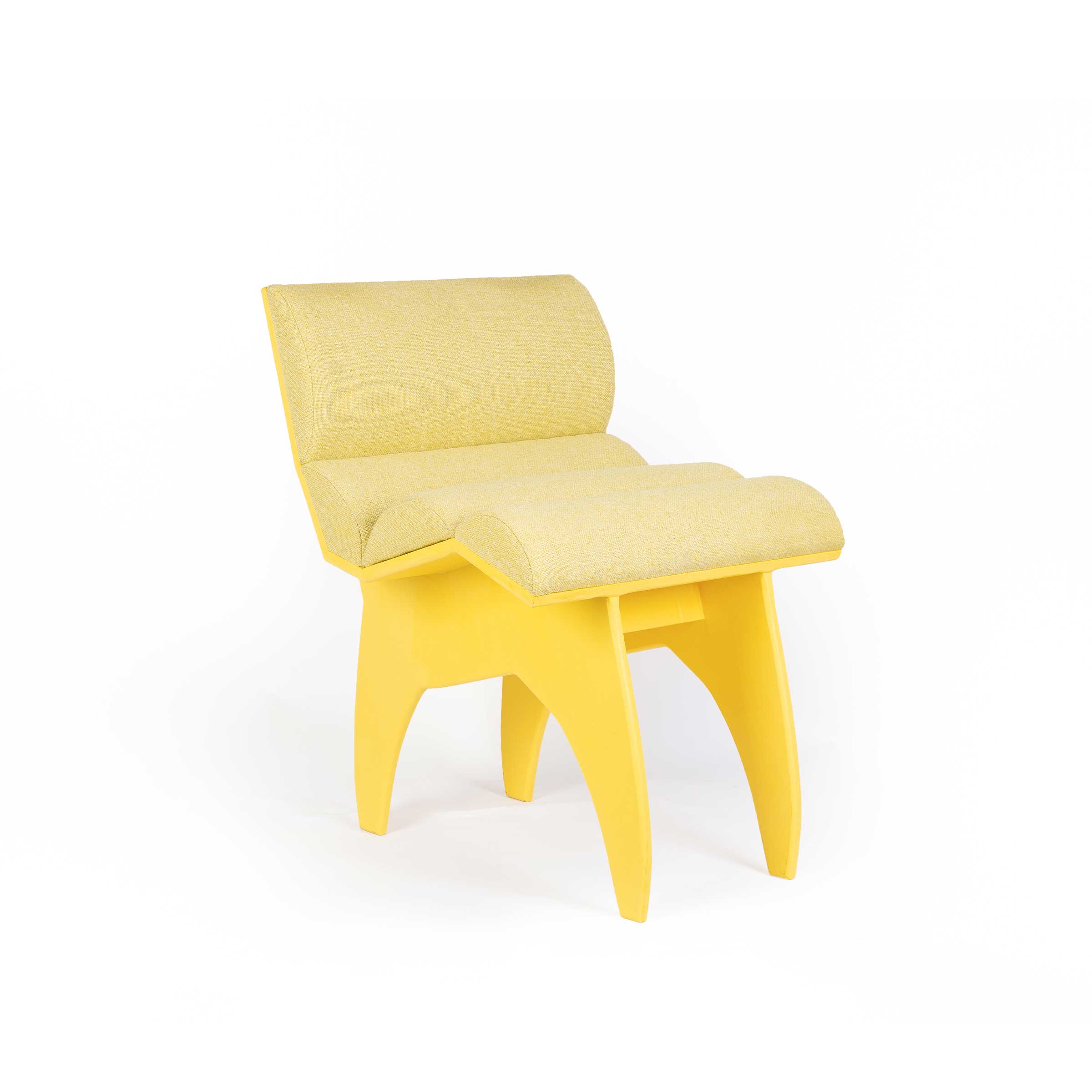 Wooden Chair CALDER YELLOW by Jules Régis | Design Italy