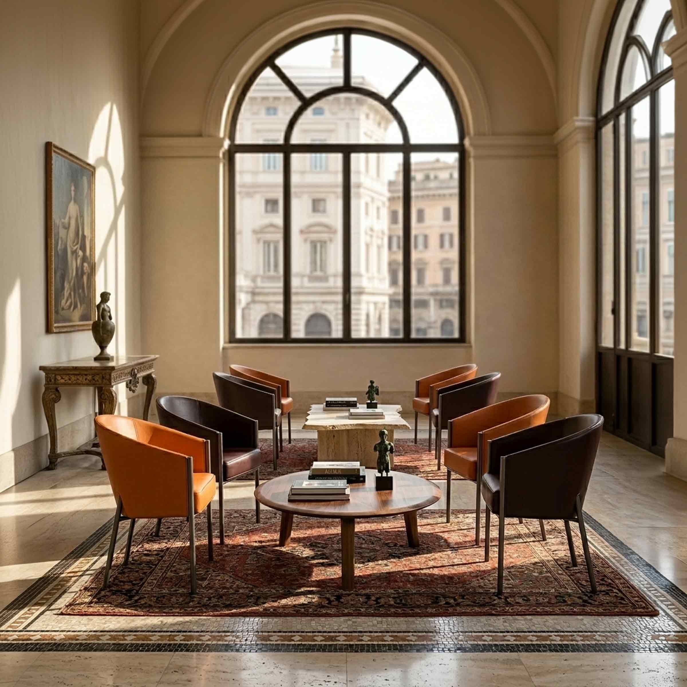 Ledersessel COSTES von Philippe Starck für Driade. Kaufen Sie auf