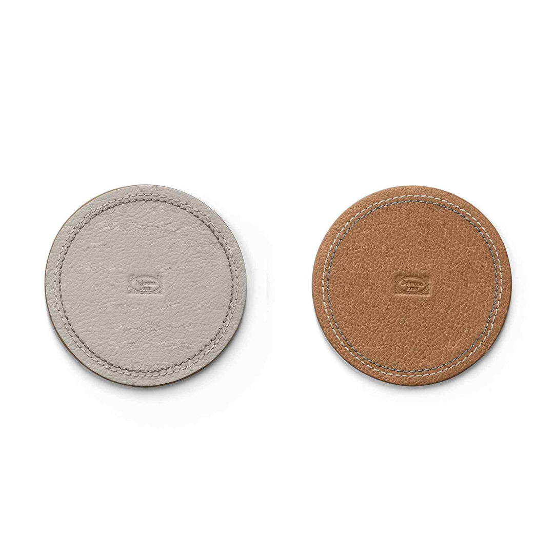 Leather Coasters CHICWARE COLLECTION Set of 6 by Poltrona Frau Style & Design Centre