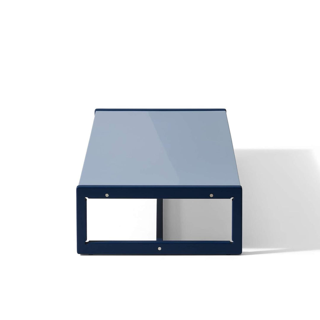 Outdoor Iroko Wood Coffee Table CARLOTTA, designed by Afra & Tobia Scarpa for Cassina
