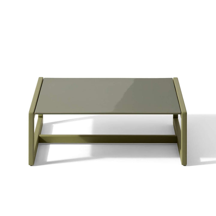 Outdoor Iroko Wood Coffee Table CARLOTTA, designed by Afra & Tobia Scarpa for Cassina