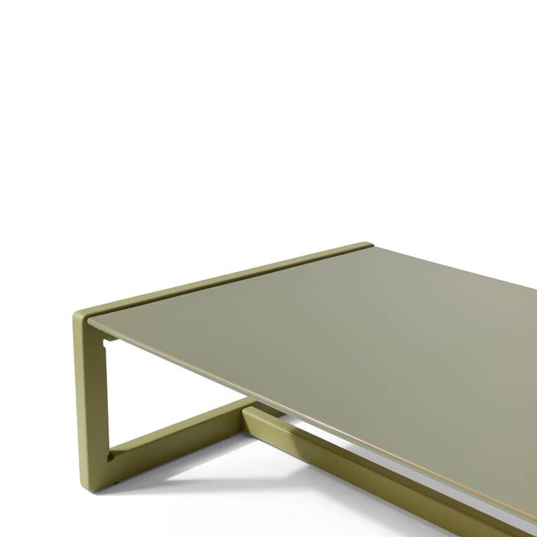 Outdoor Iroko Wood Coffee Table CARLOTTA, designed by Afra & Tobia Scarpa for Cassina