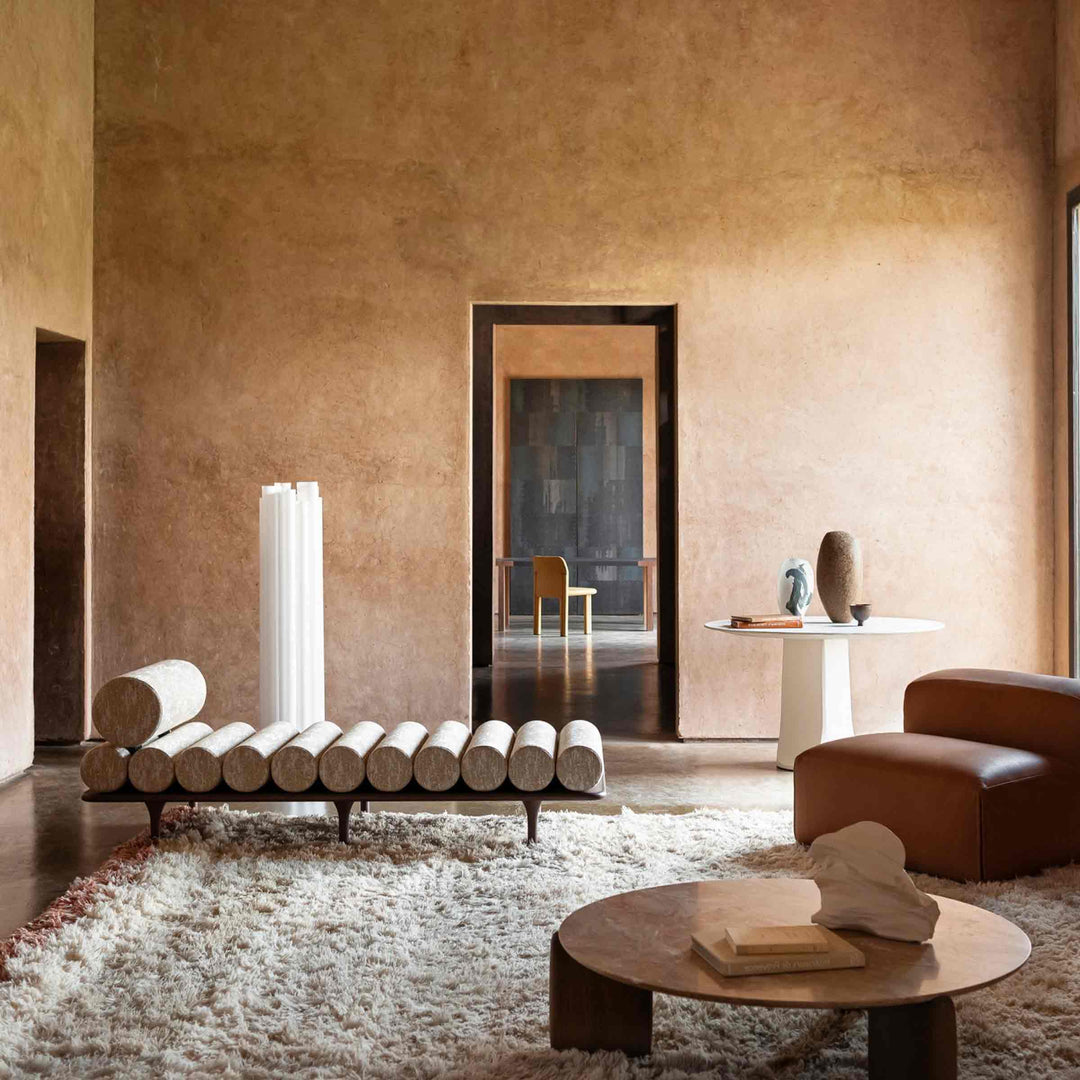 Chaise longue FIVE TO NINE met hoofdsteun door Studio Pepe voor Tacchini