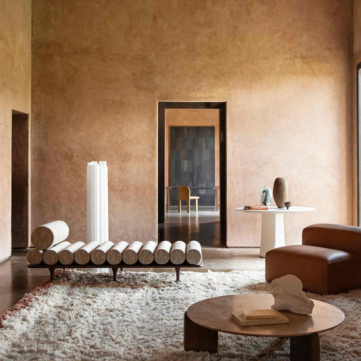 Chaise longue FIVE TO NINE met hoofdsteun door Studio Pepe voor Tacchini