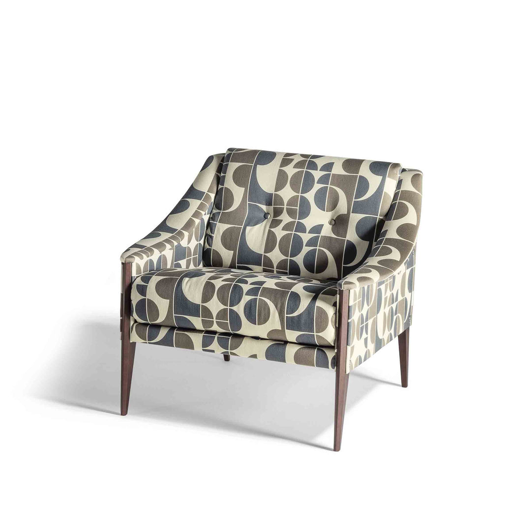 Fabric Armchair DEZZA 24 by Gio Ponti for Poltrona Frau 03