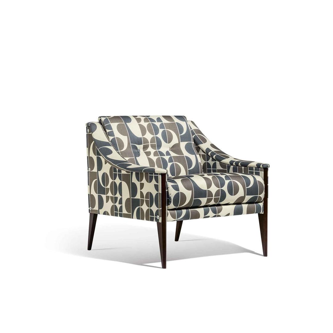 Fabric Armchair DEZZA 24 by Gio Ponti for Poltrona Frau 01