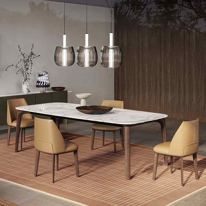 Marble Dining Table ABIGAIL by Roberto Lazzeroni for Poltrona Frau