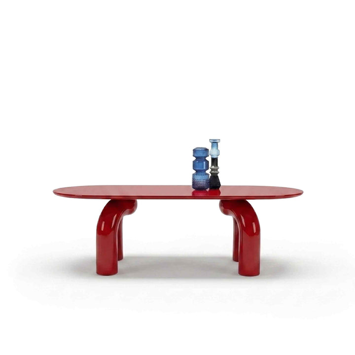 Wood Oval Dining Table ELEPHANTE by Marcantonio for Mogg